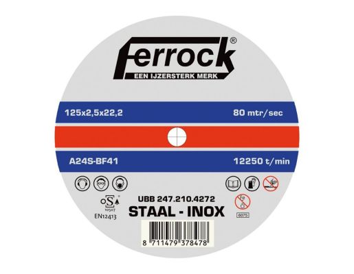 Ferrock doorslijpschijf