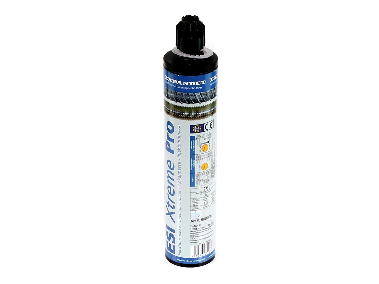 Expandet injectiemortel