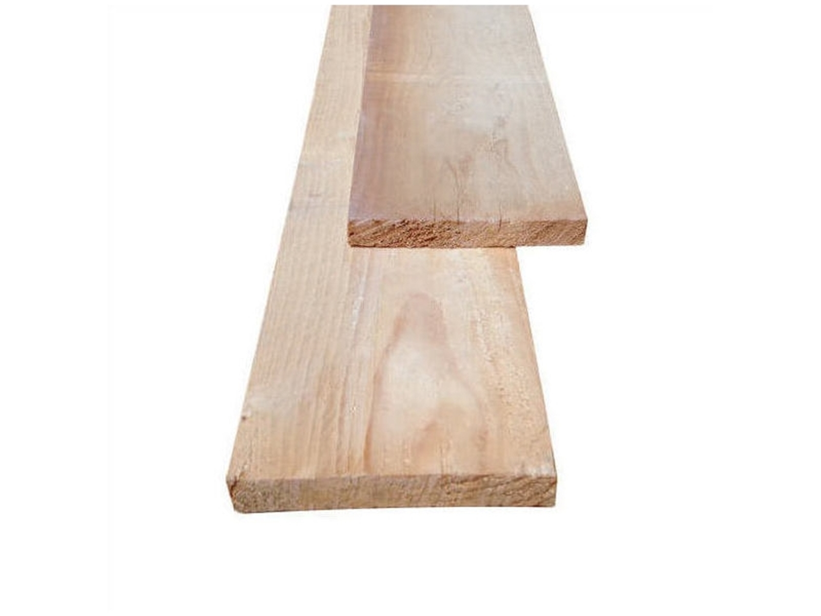 ME-vuren houten plank (bouwplank), ±23x180mm, fijnbezaagd, onbehandeld, 5000mm