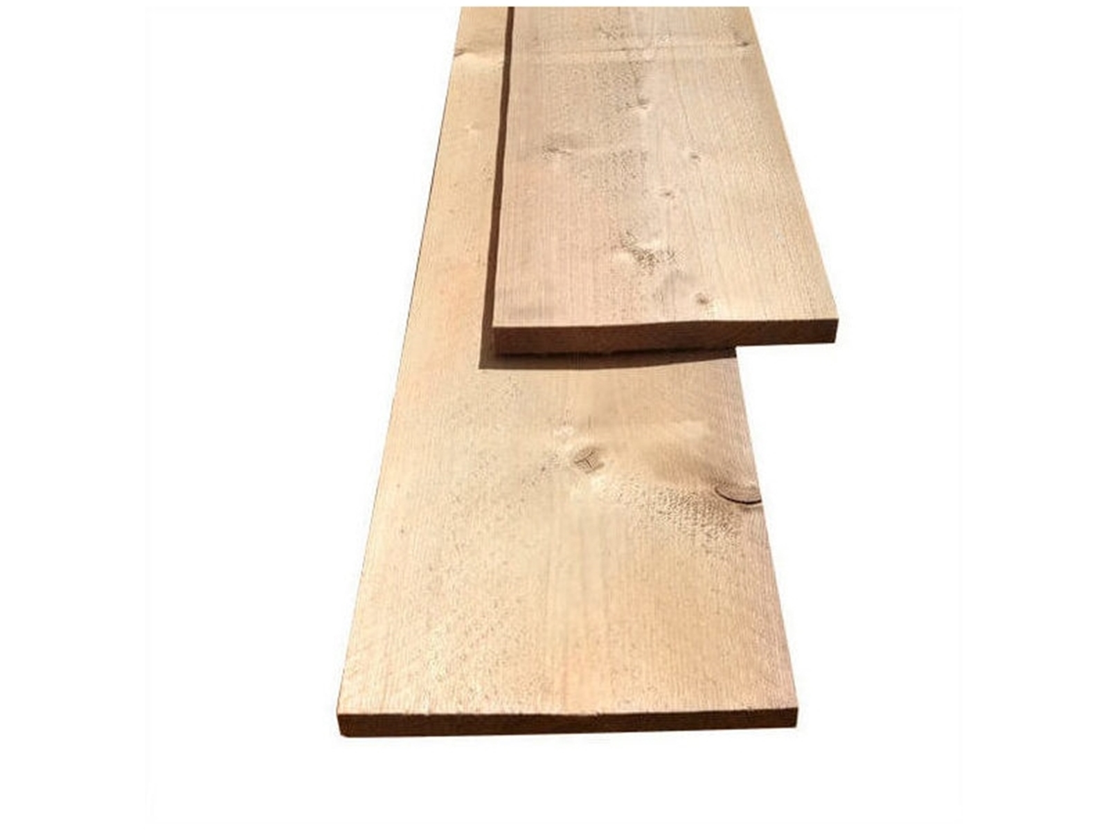 ME-vuren houten plank (bouwplank) ±23x225mm, fijnbezaagd, onbehandeld, 5000mm