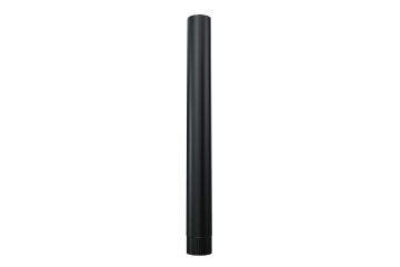 Verzinkt stalen HWA afvoerbuis, Ø88mm, tbv. goot type 125/88mm, Zwart (±RAL 9005), 3000mm