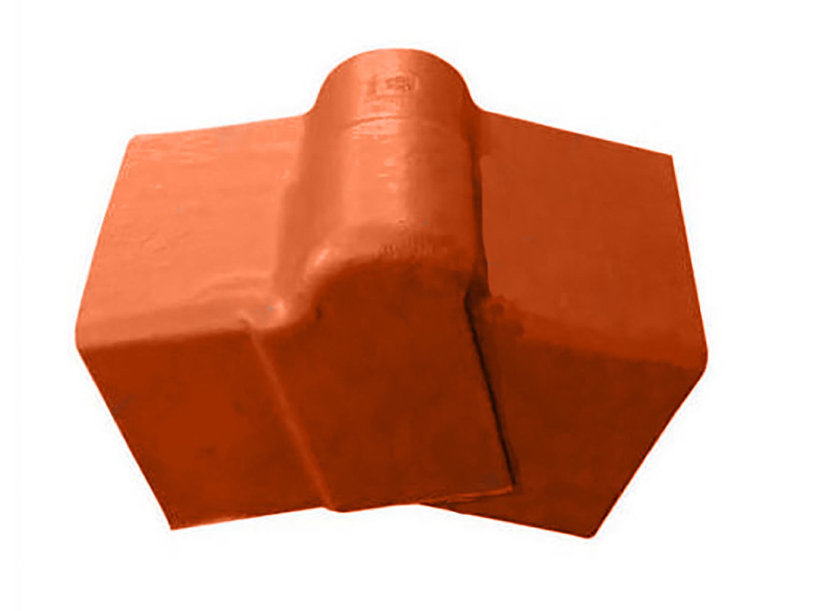 Humanit + Eternit Ecolor topgevelstuk, type HK, 2-delig, Baksteenrood (Per stel)