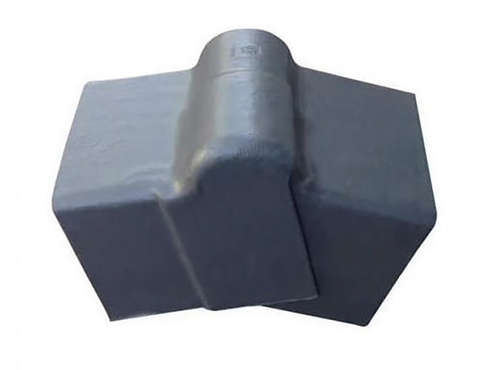 Humanit + Eternit Ecolor topgevelstuk, type HK, 2-delig, Blauw/zwart (Per stel)