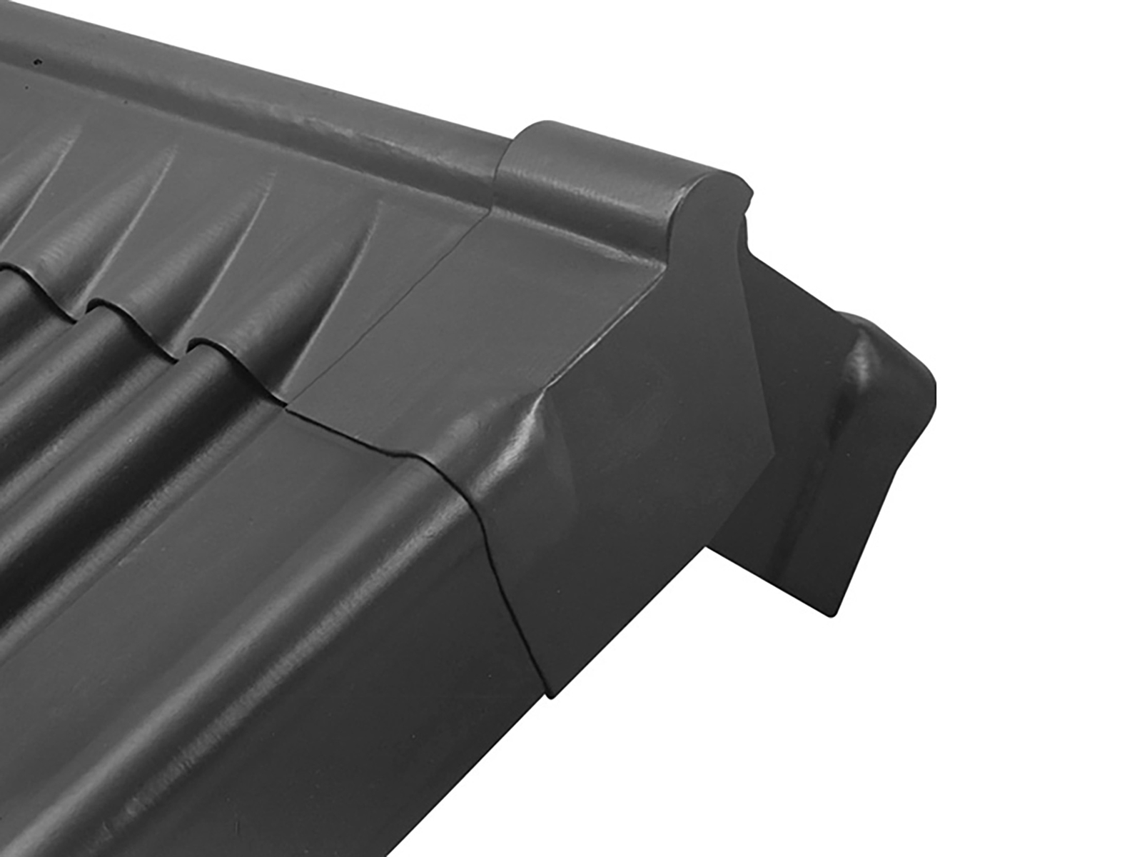 Humanit + Eternit Ecolor vezelcement topgevelstuk, type MK, 2-delig, Blauw/zwart (Per stel)