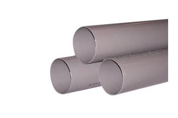 Nicoll PVC HWA afvoerbuis, Ø80mm, Lichtgrijs (± RAL 7035), 2800mm