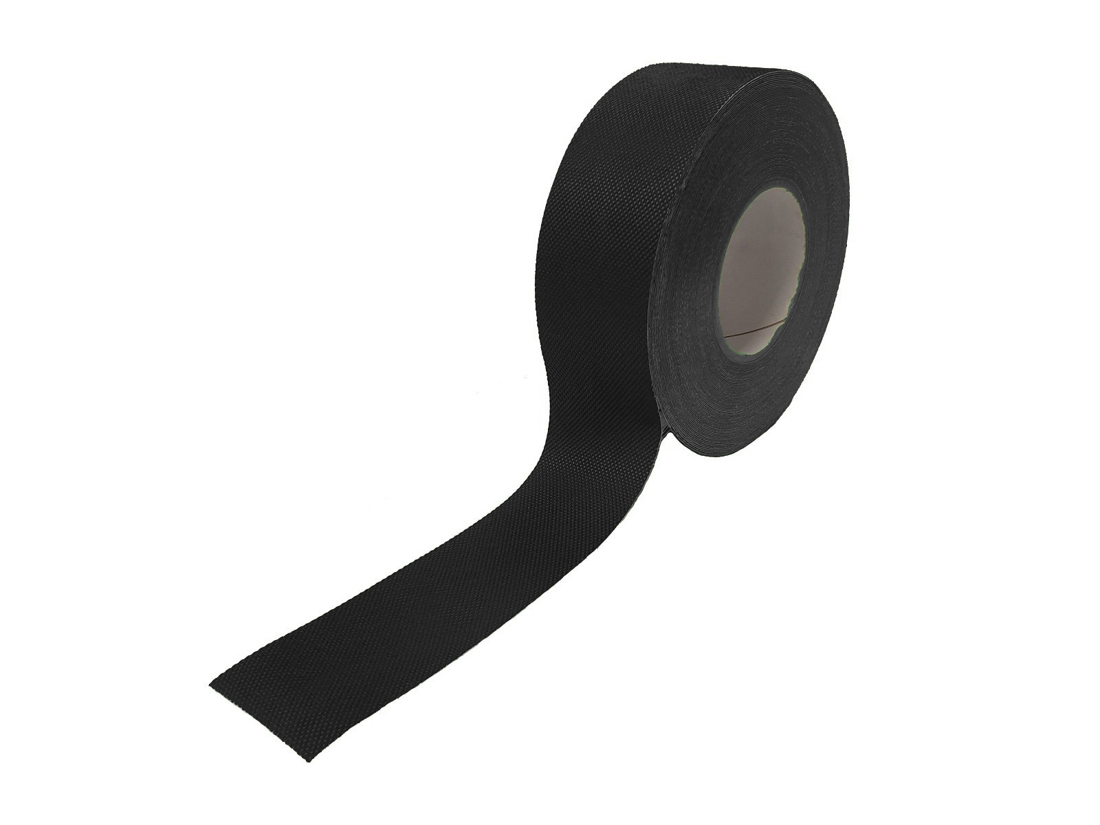 Spinvliestape tbv dampdoorlatende folie voor dak en wand, UV-bestendig, extreem klevend, kleur zwart, 60mmx25m1