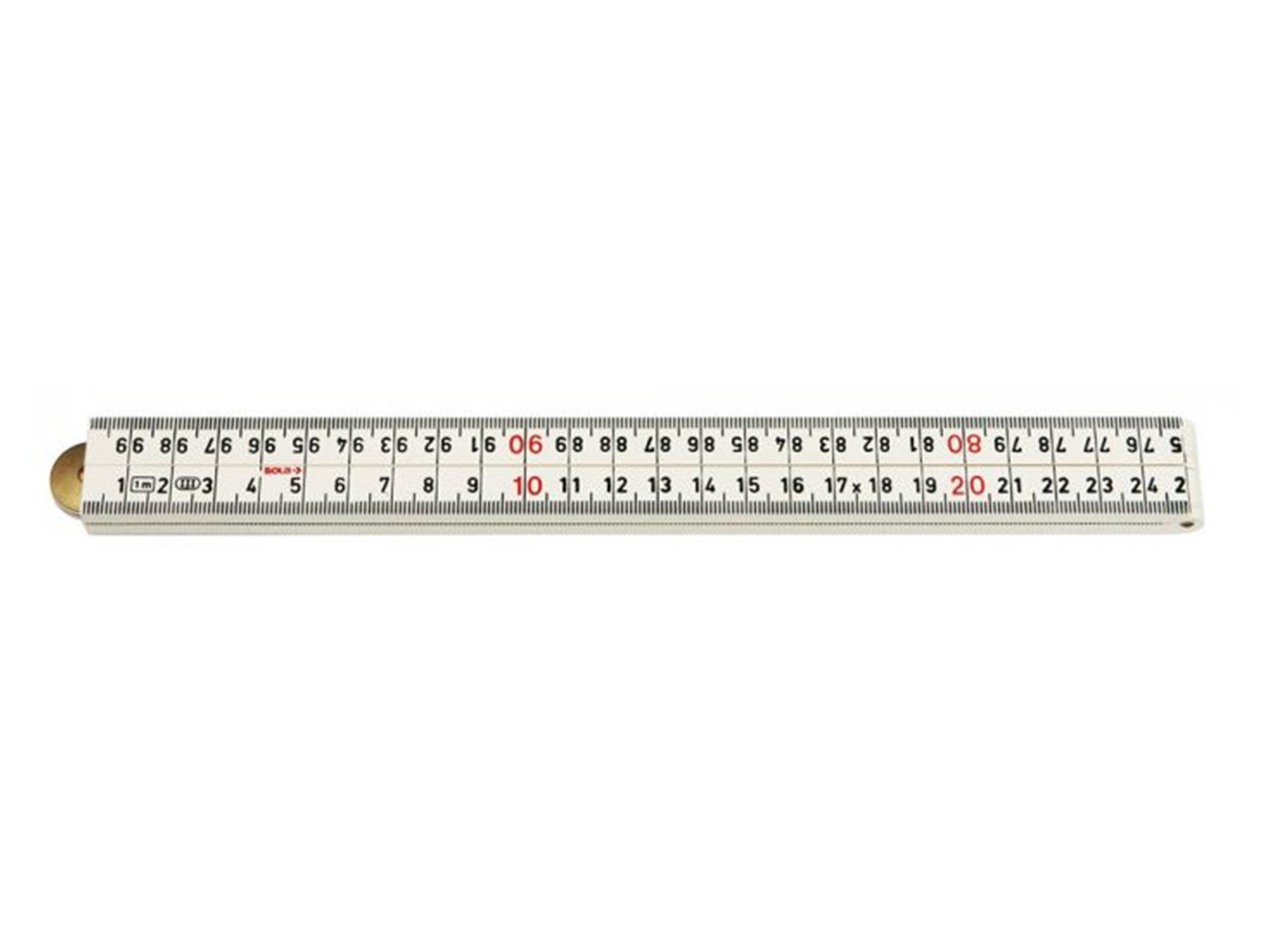 Sola timmermansduimstok, HK 1/4 W12, kunststof, 1 meter (los)