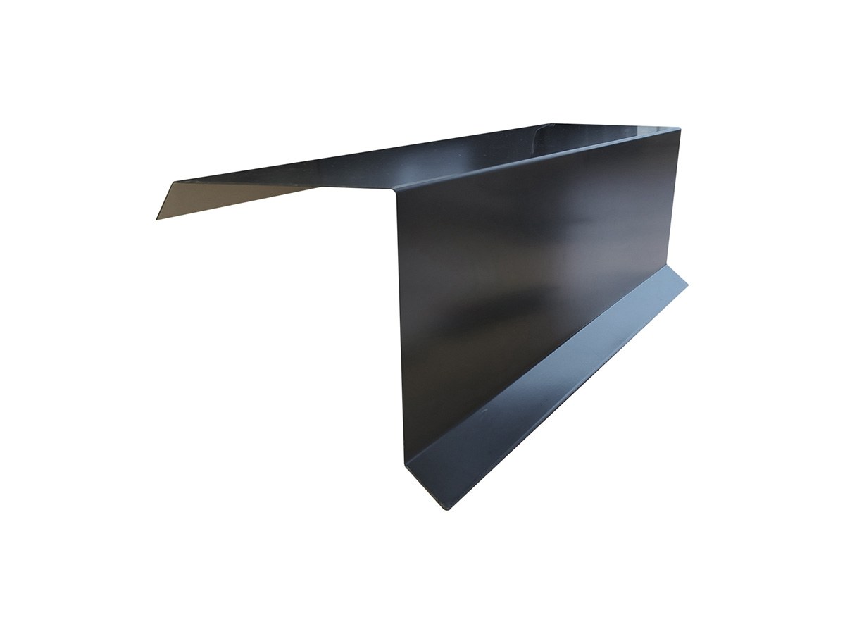 Windveer, 30x130x130x25, SP25, Antraciet (±RAL 7016), 3000mm