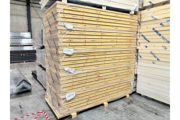 PIR isolatieplaat, 80mm, v.v. rechte kanten, afmeting 2400x1200mm