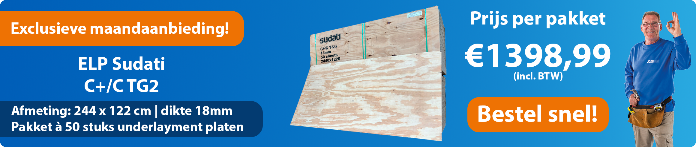 Maandaanbieding Underlayment