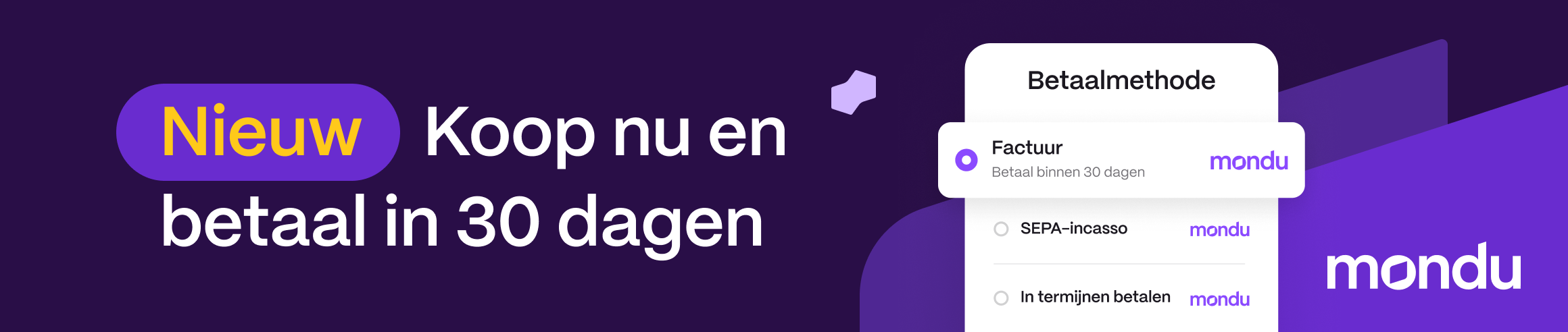 Koop op factuur